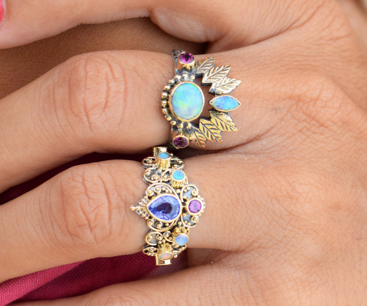 Anillo Pocahontas Opalo