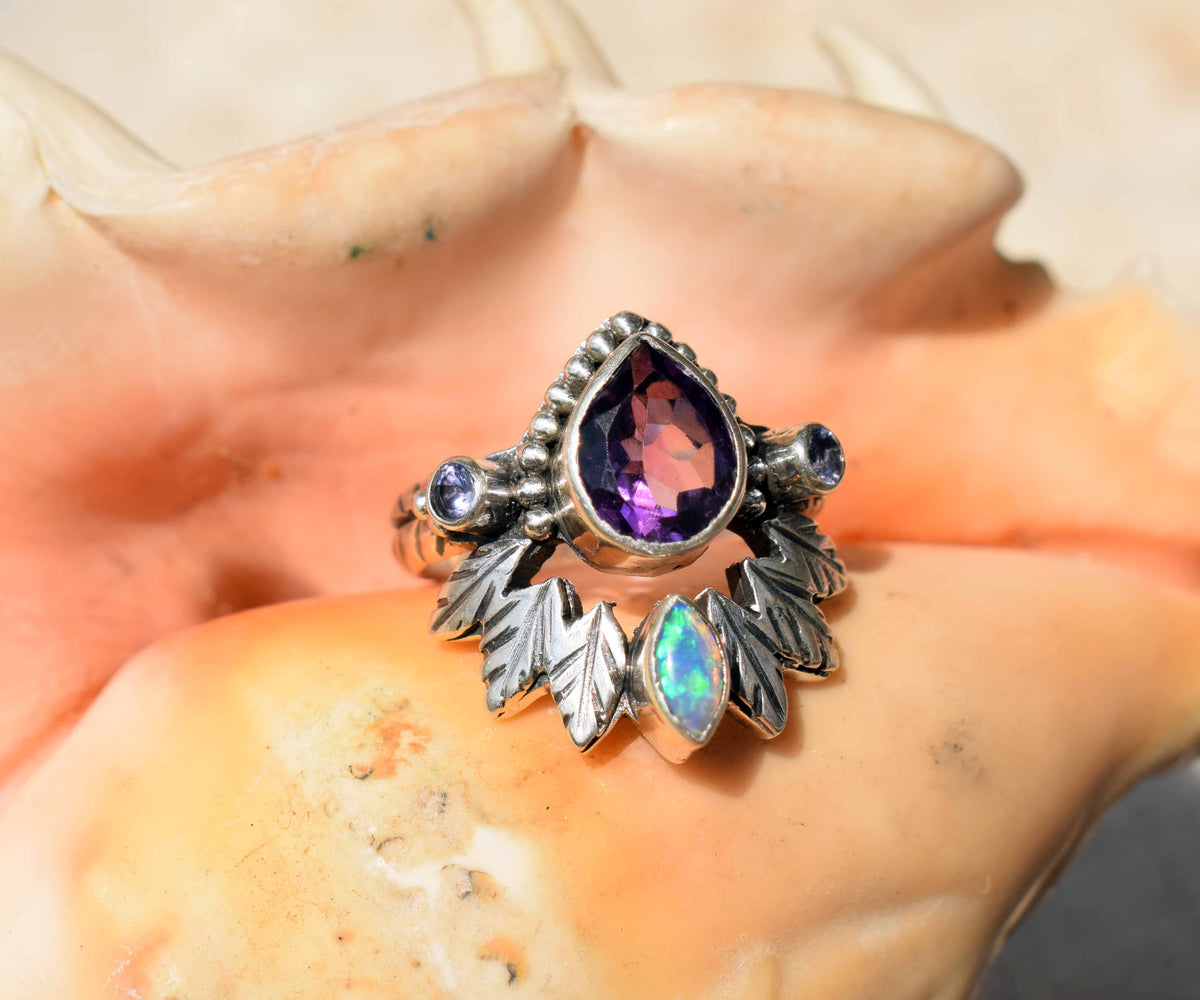 Anillo Pocahontas Amatista