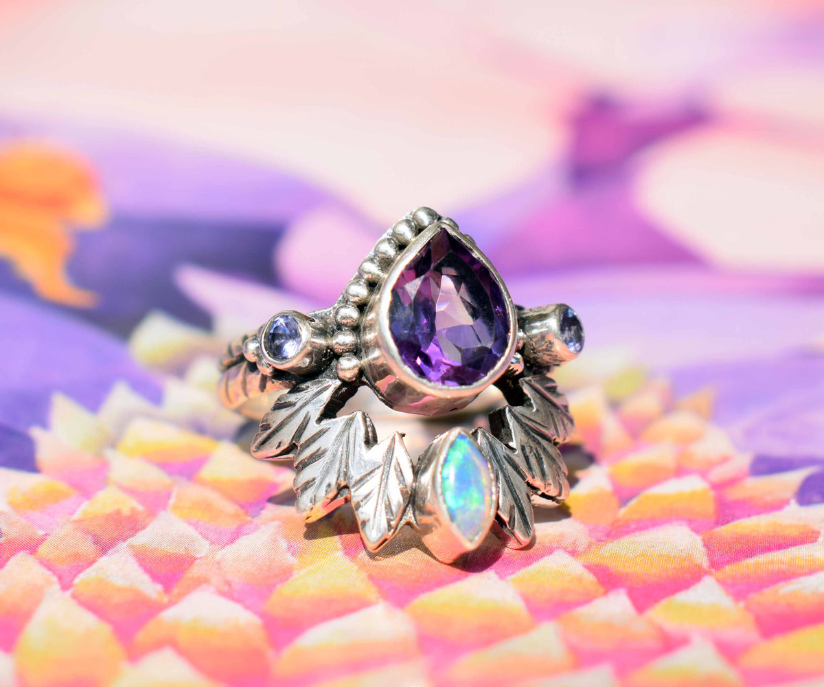 Anillo Pocahontas Amatista