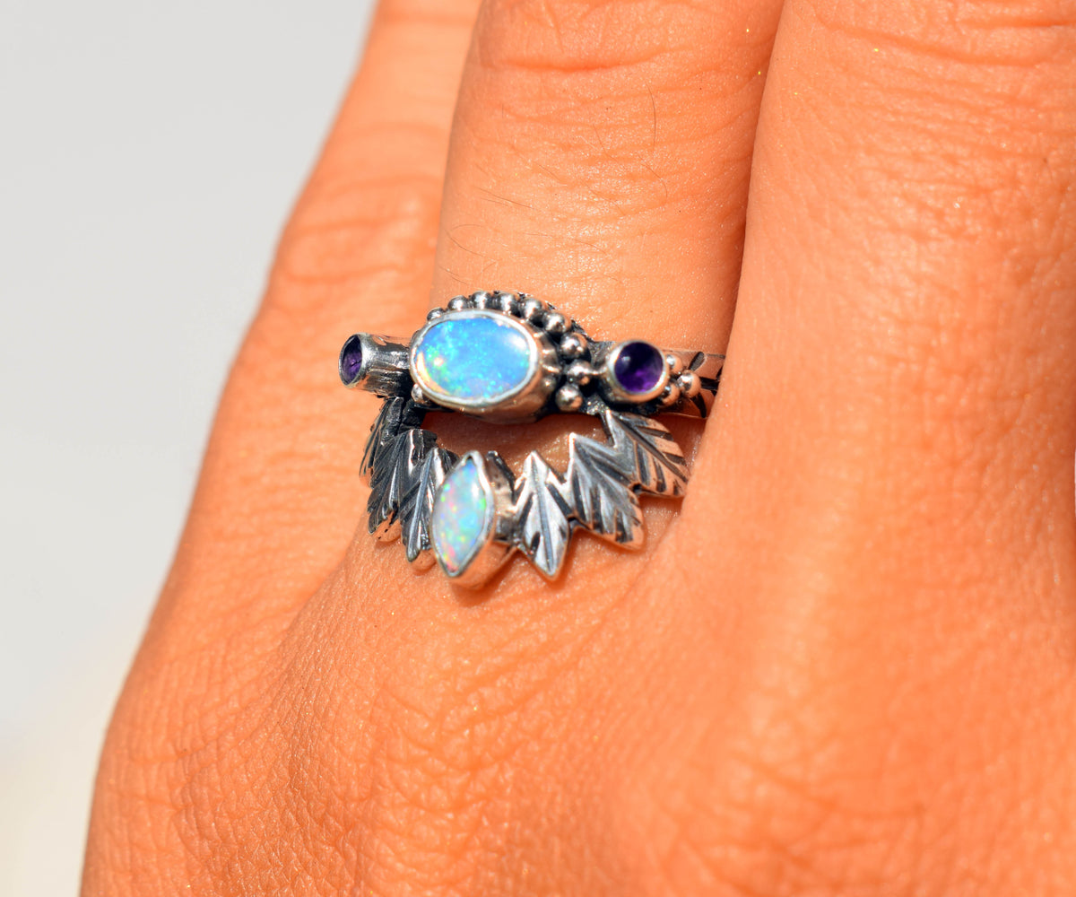 Anillo Pocahontas Opalo Violet