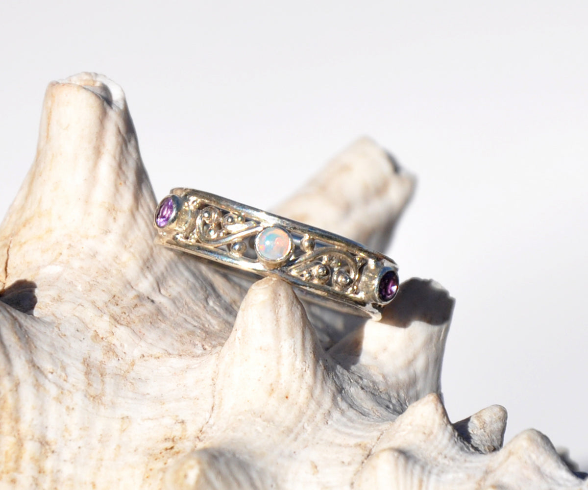 Anillo Basic Open Rainbow