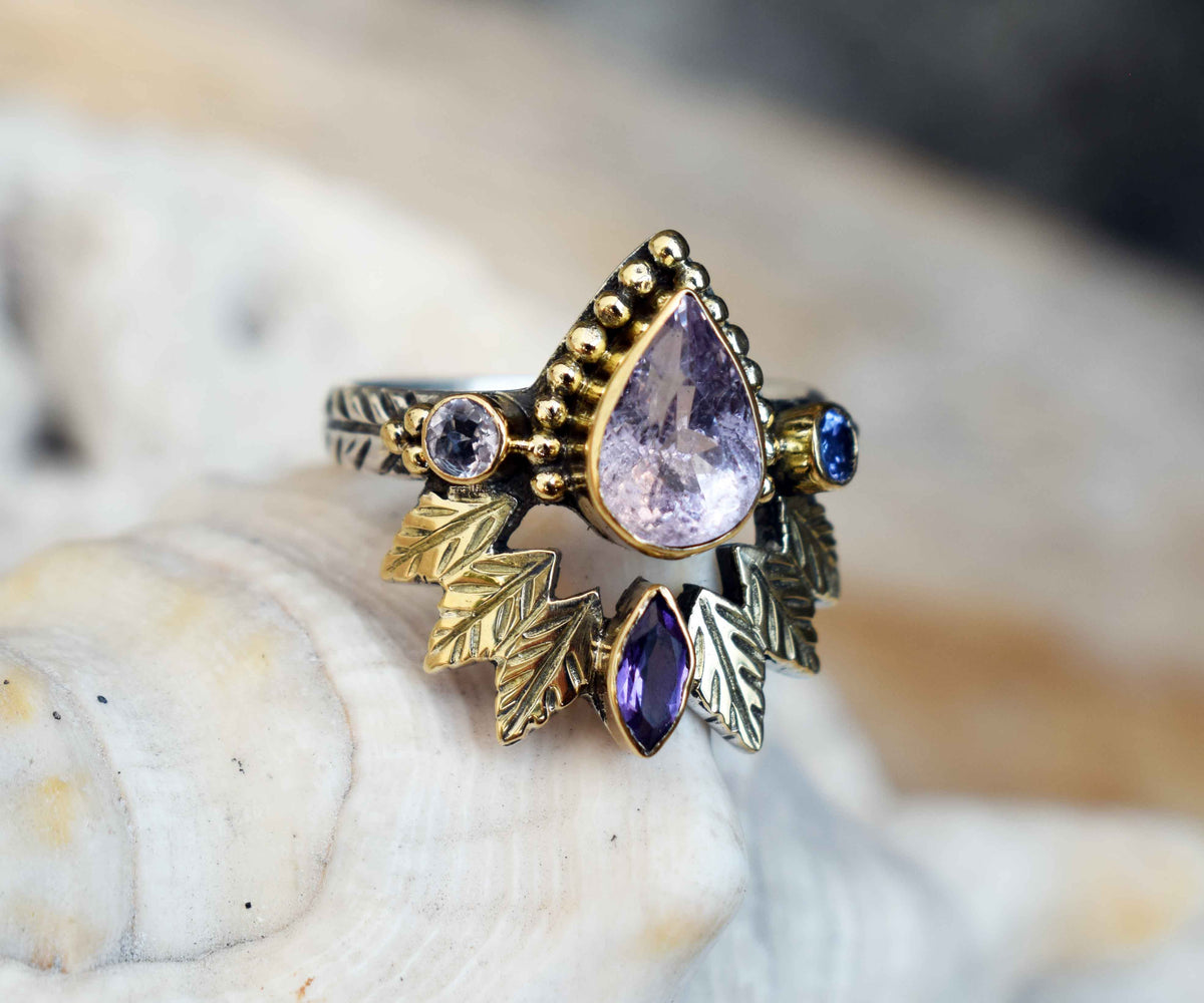 Anillo Pocahontas Morganita