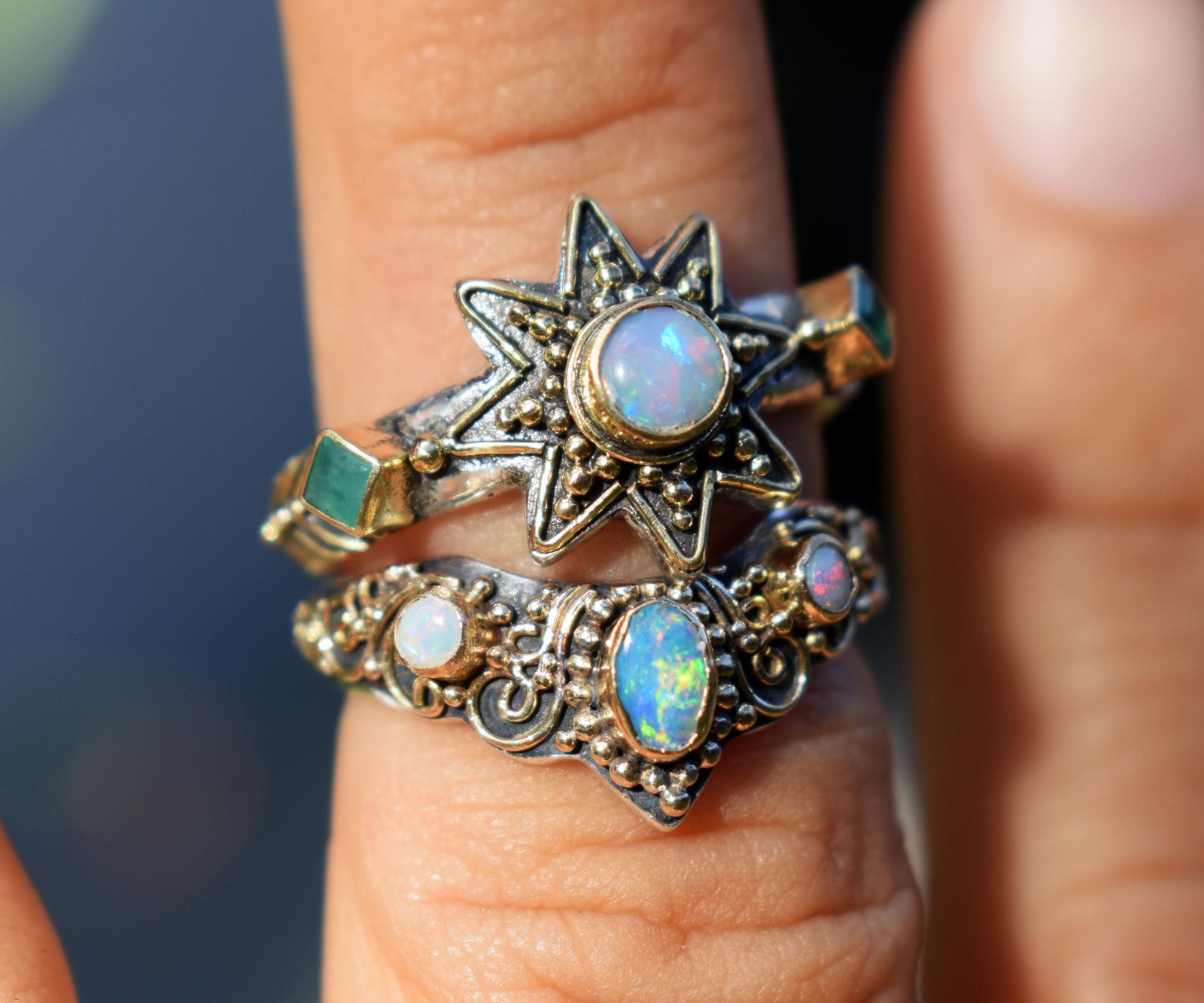 Anillo Cosmic Venus Opalo