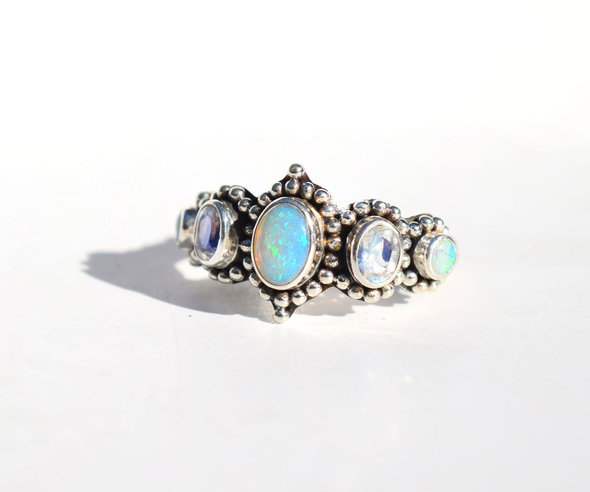 Anillo Petra Ópalo Piedra Luna