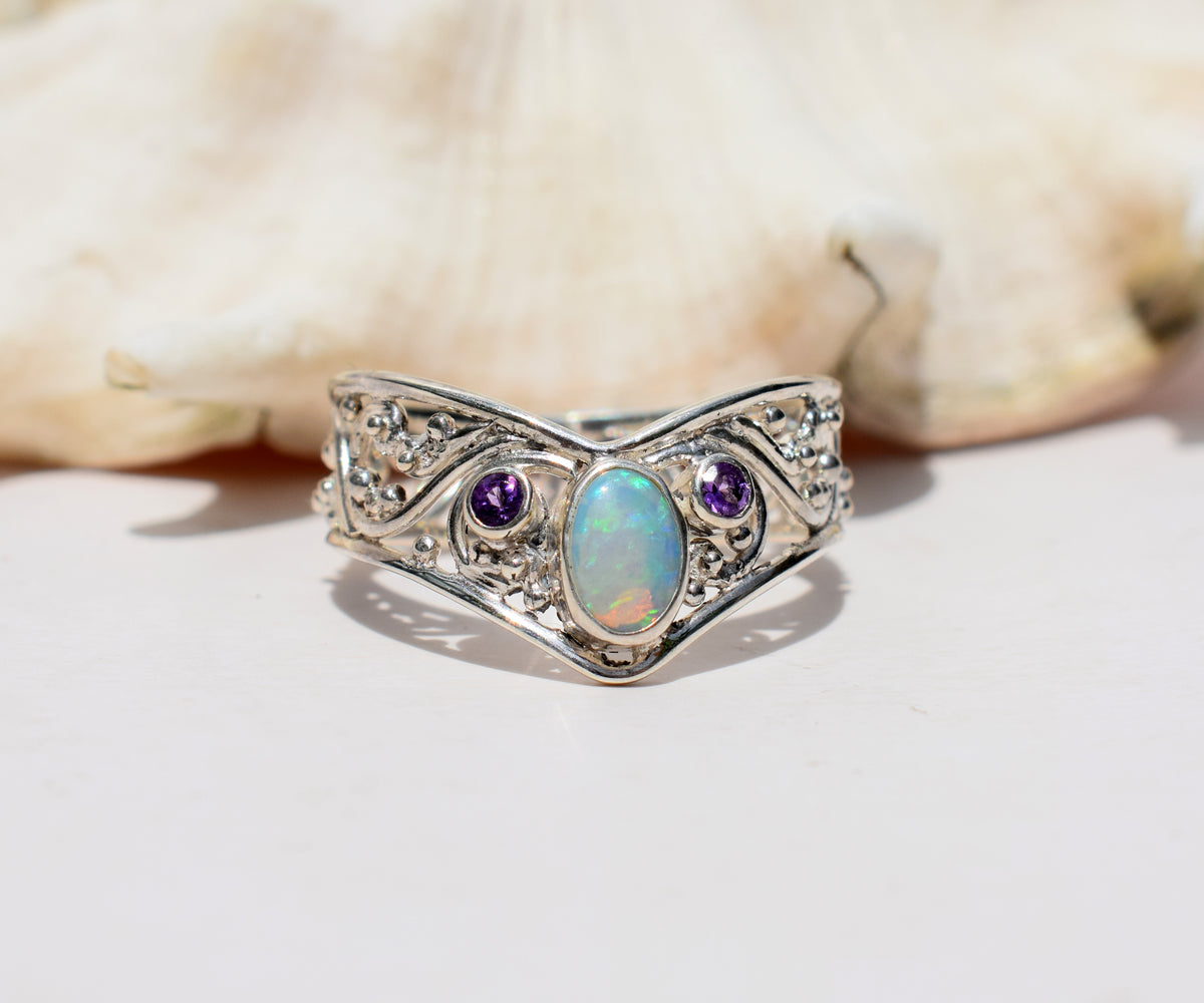 Anillo Calisto Ópalo