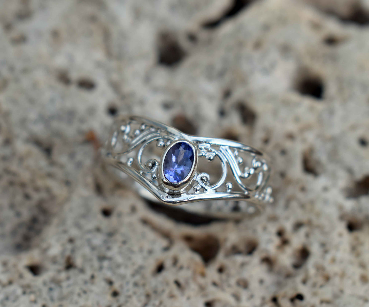 Anillo Calisto Tanzanita