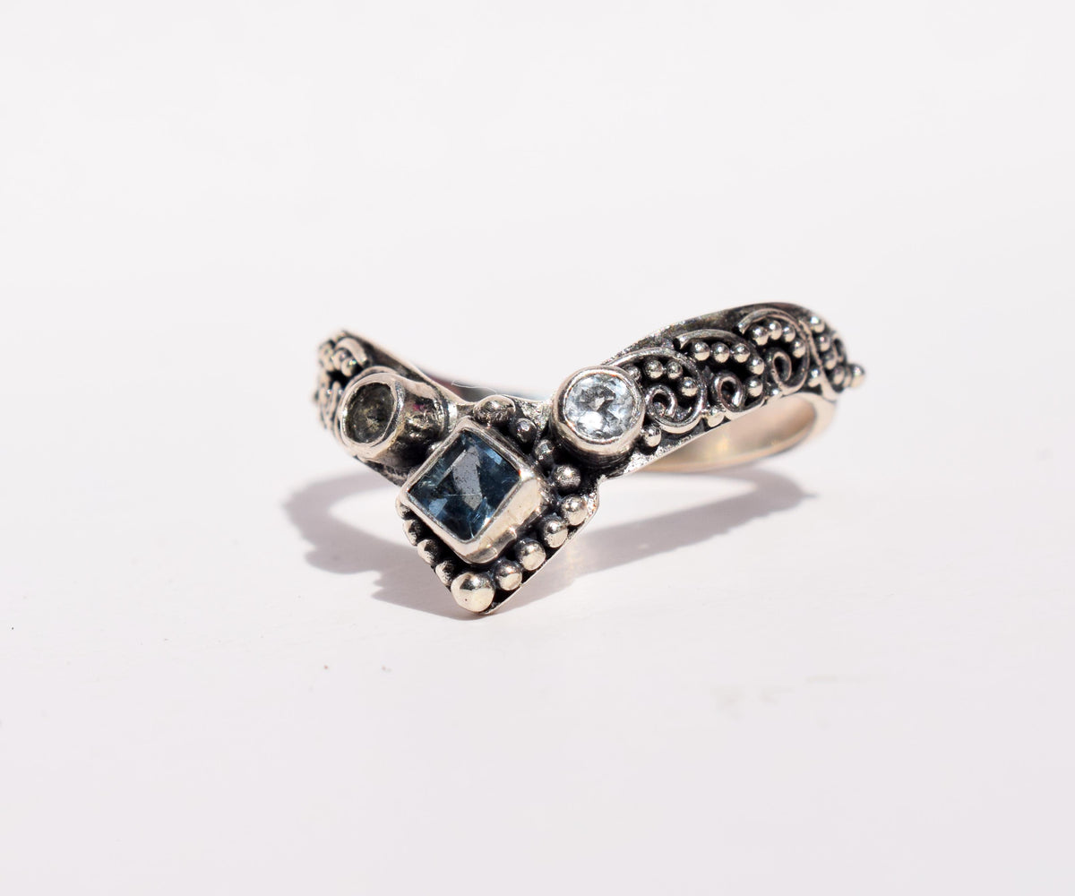 Anillo Fusion Princess Aguamarina