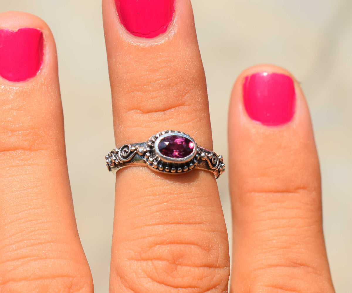 Anillo Pie Dreams Rodolita