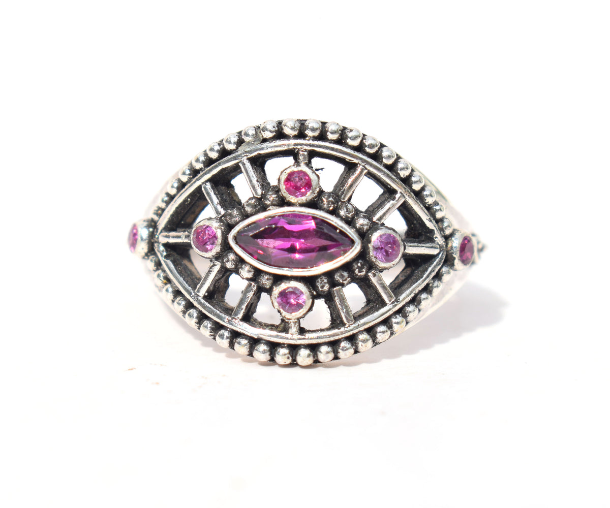 Anillo Tercer Ojo Rodolita