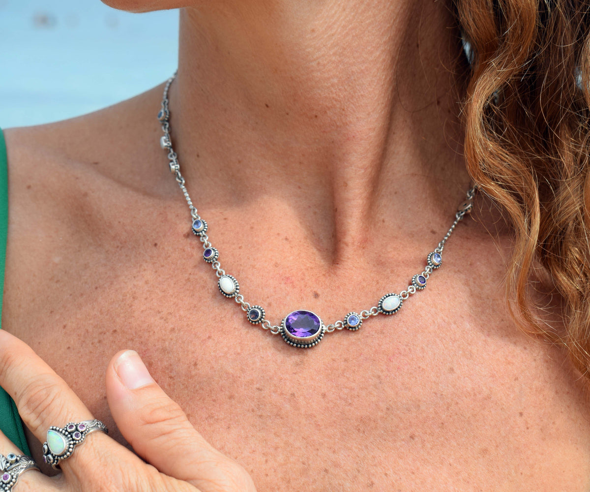 Collar Petra Amatista