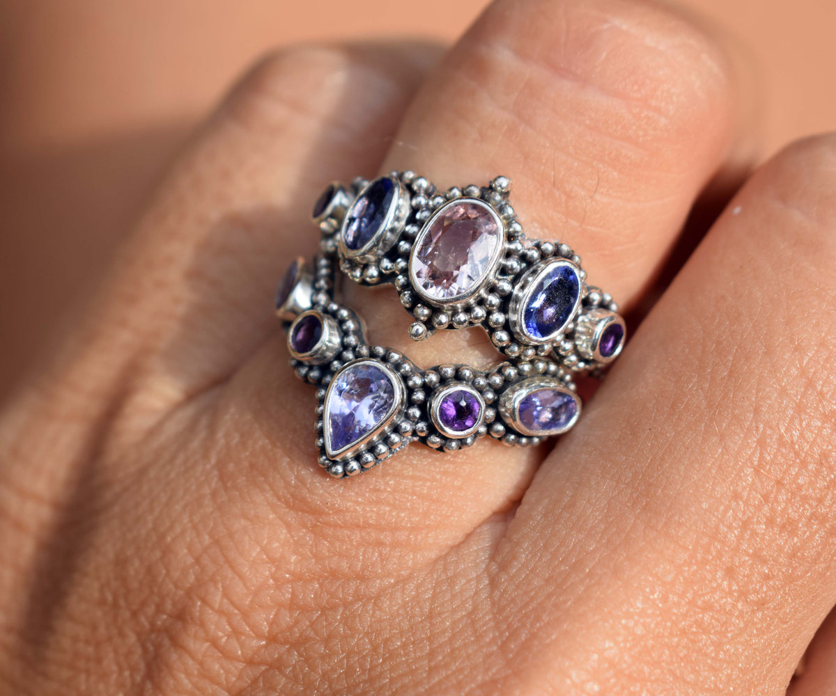 Anillo Fusion Petra Tanzanita