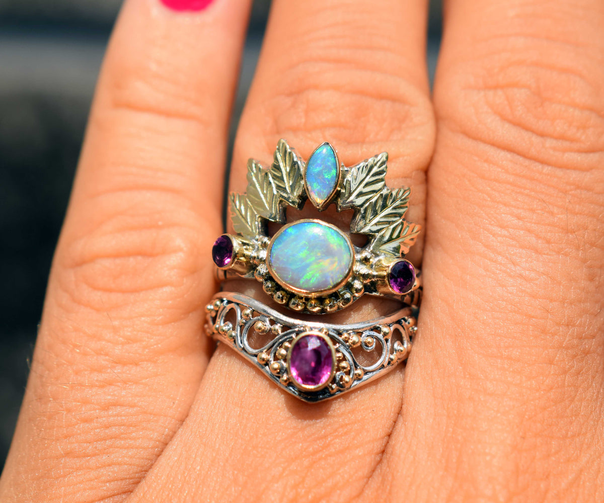 Anillo Pocahontas Opalo