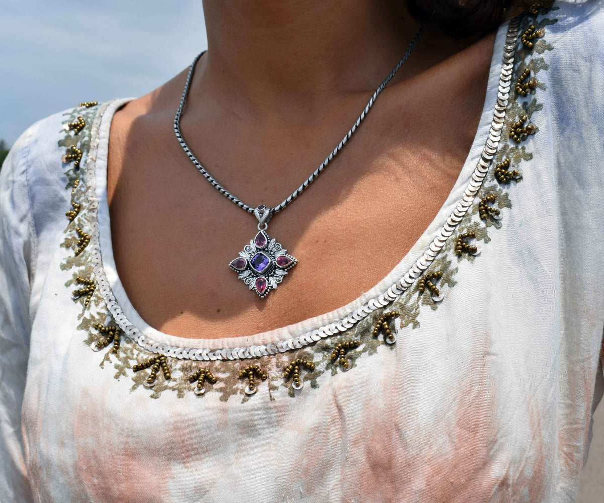 Colgante Pocahontas Amatista