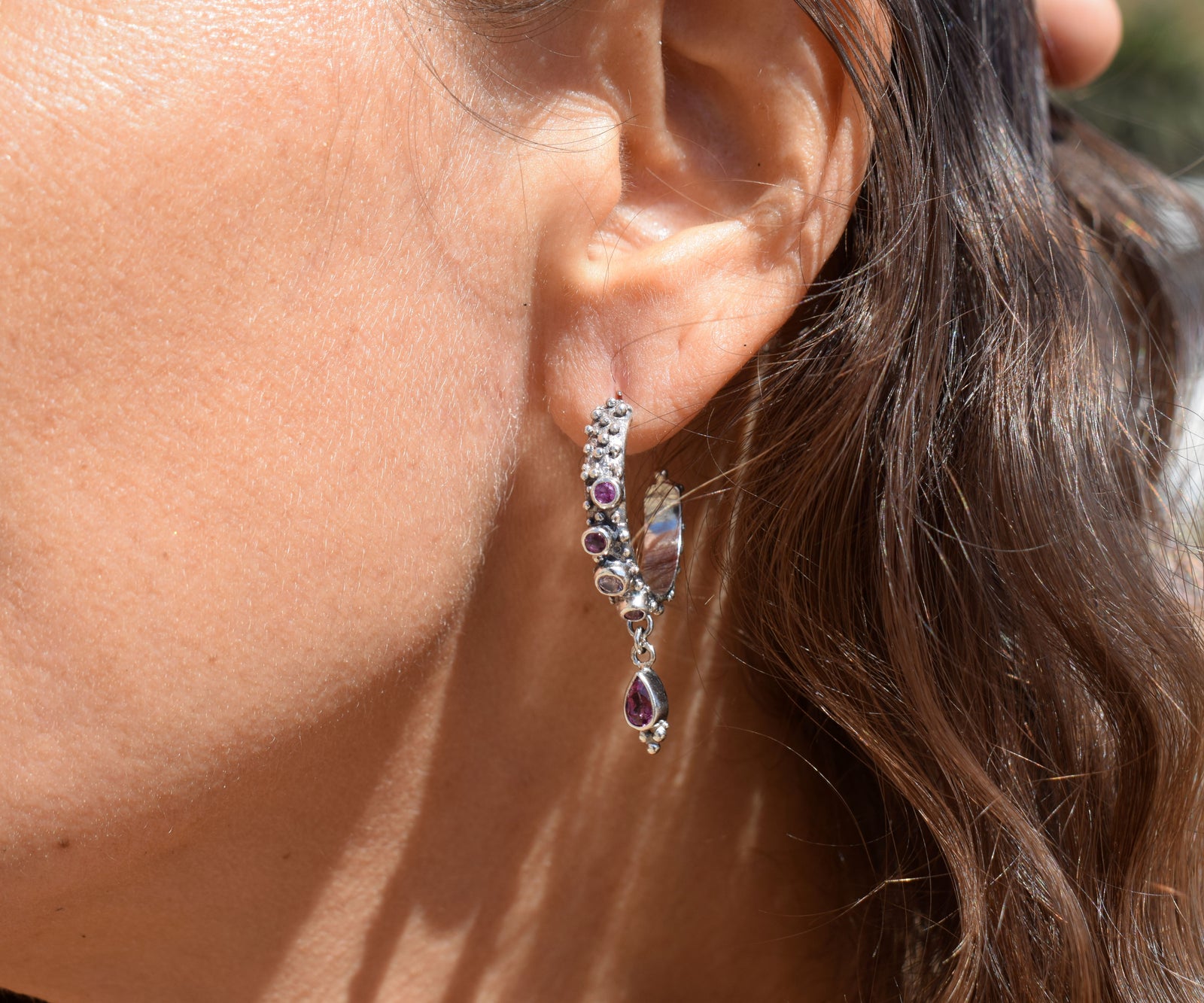 Argollas Burbujas Pink