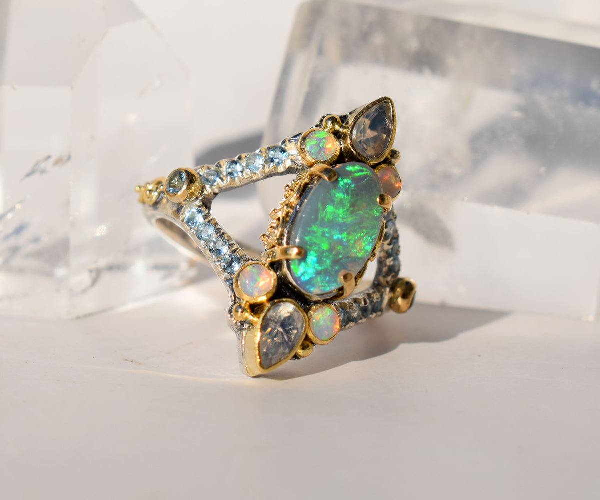 Anillo Triada Ópalo