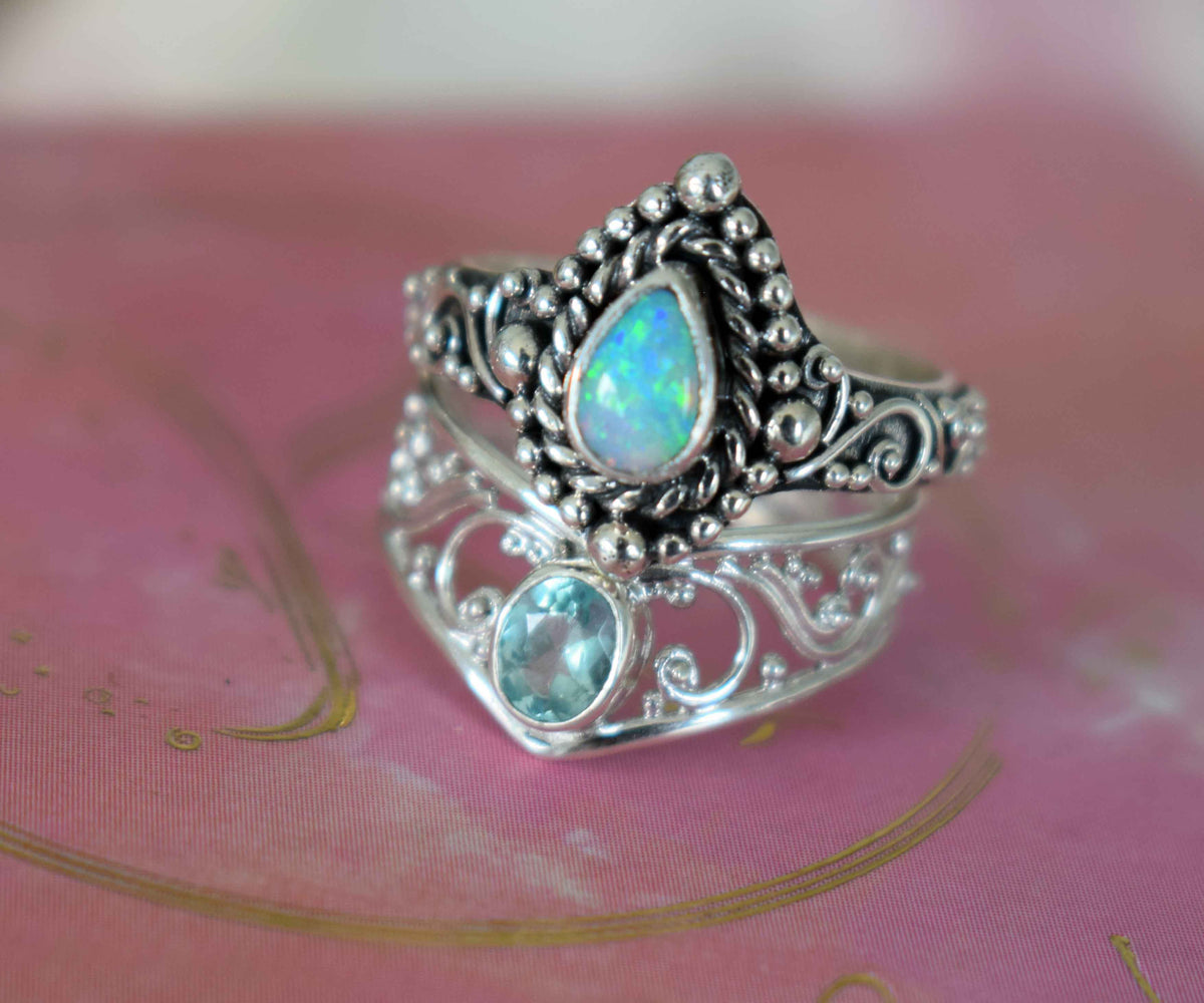 Anillo Fall in Love Ópalo