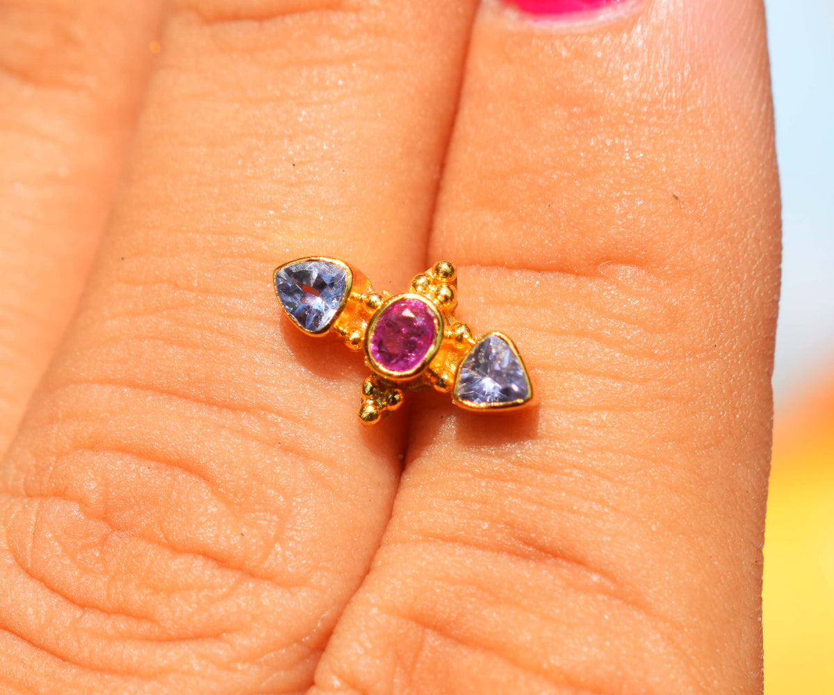 Solitario Brujula Tanzanita