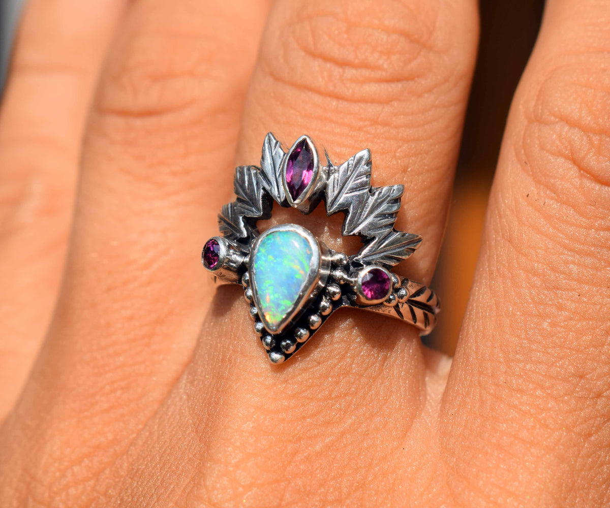 Anillo Pocahontas Opalo