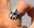 Anillo Pocahontas Opalo Mar