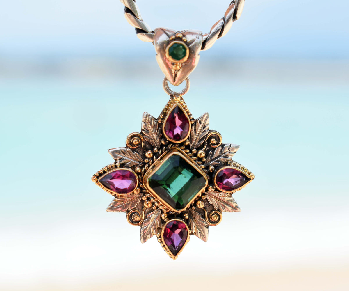 Colgante Pocahontas Turmalina