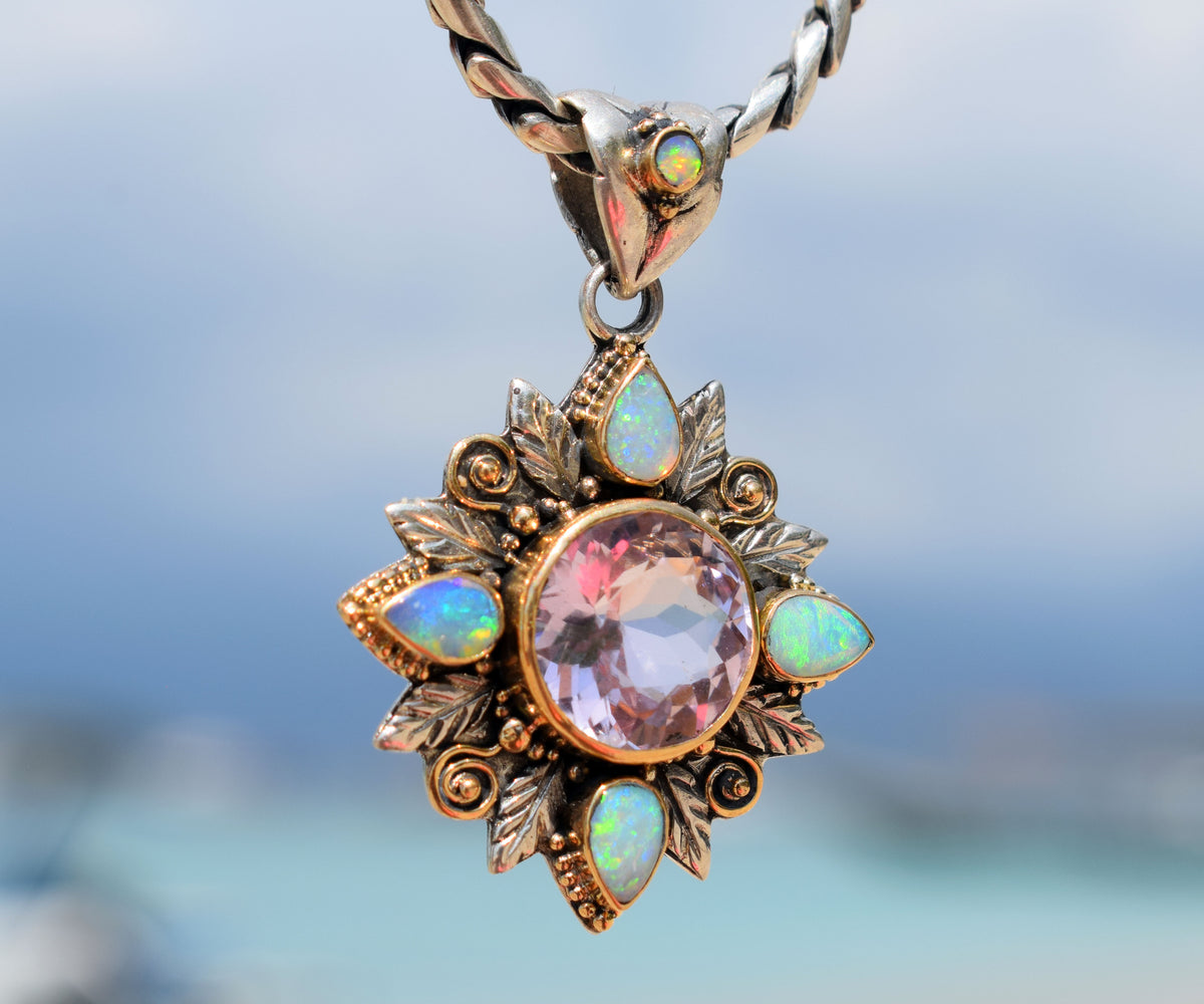 Colgante Pocahontas Kunzita