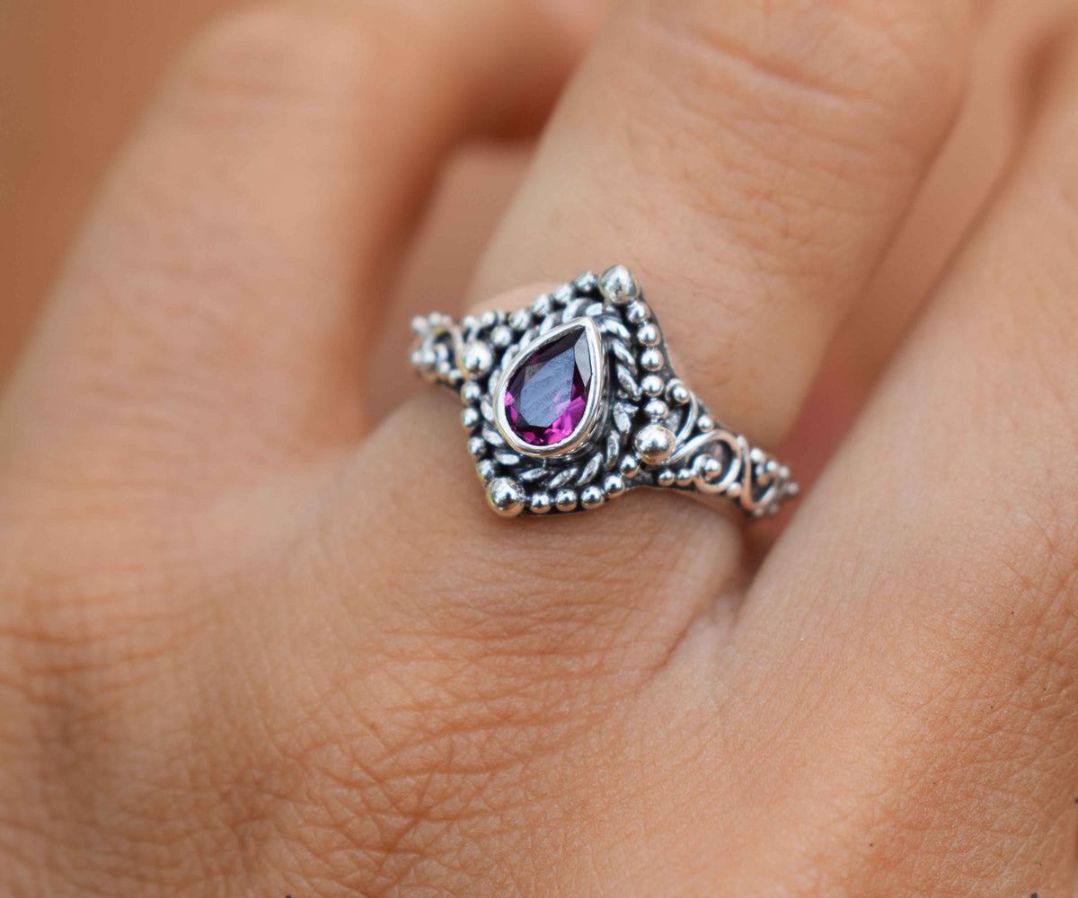 Anillo Fall in Love Rodolita