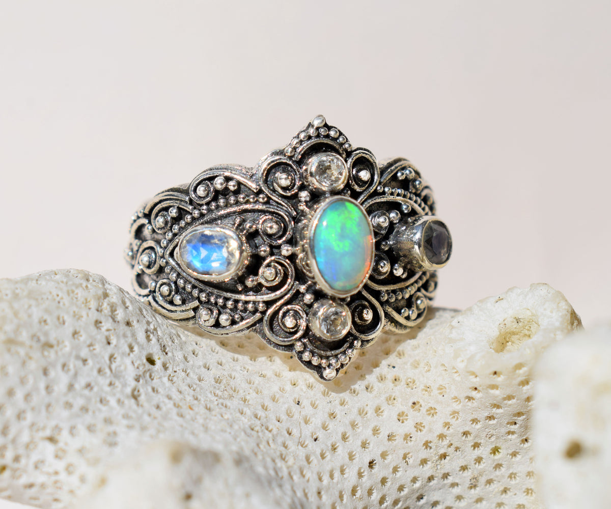 Anillo Kerala Ópalo