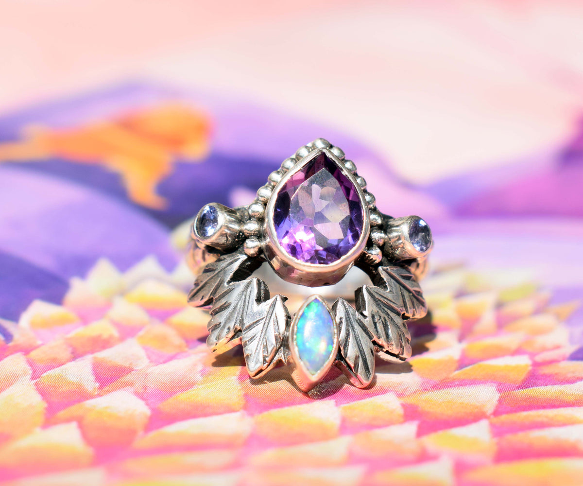 Anillo Pocahontas Amatista