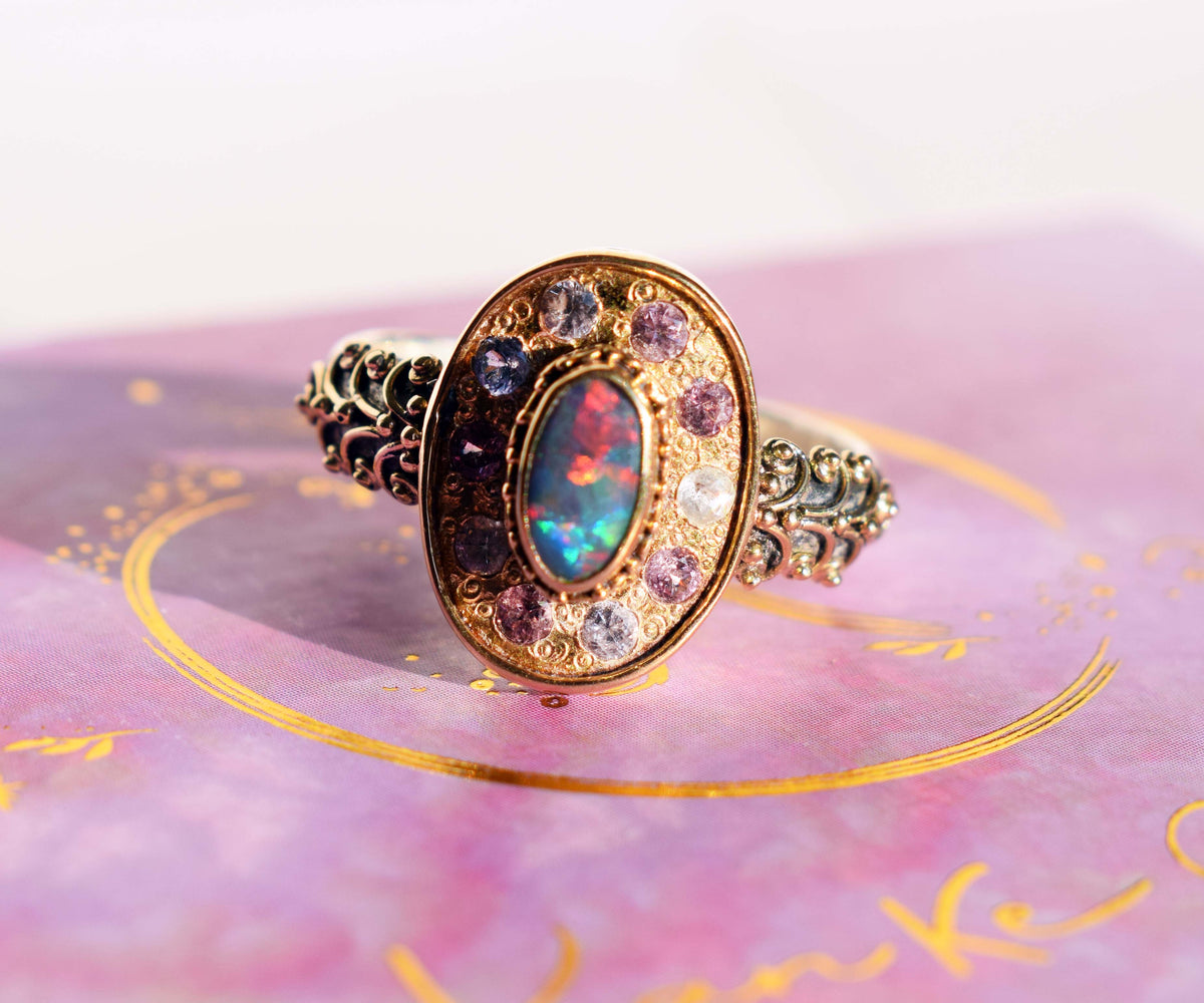 Anillo Rainbow Opalo