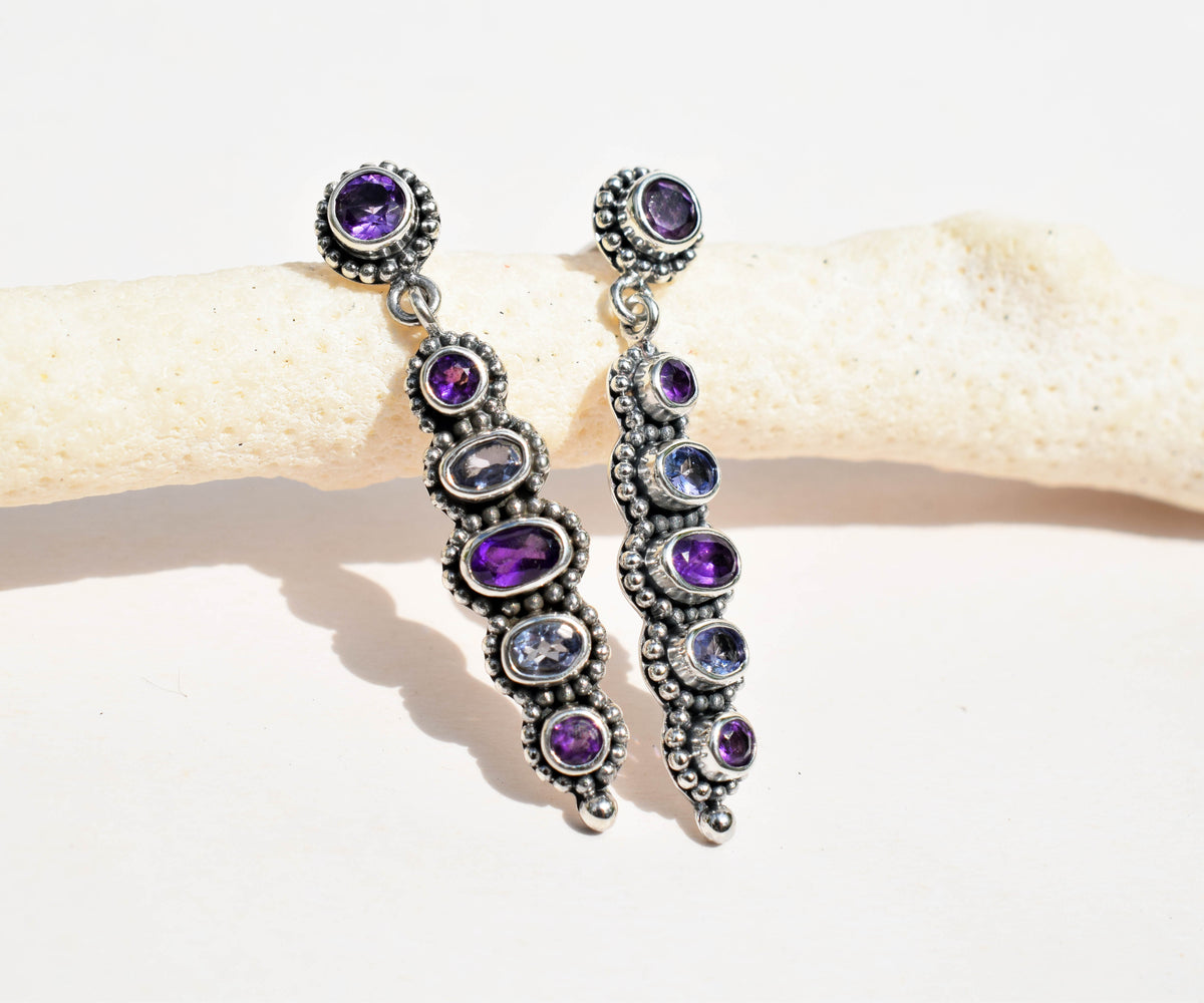 Aros Petra Amatista Tanzanitas