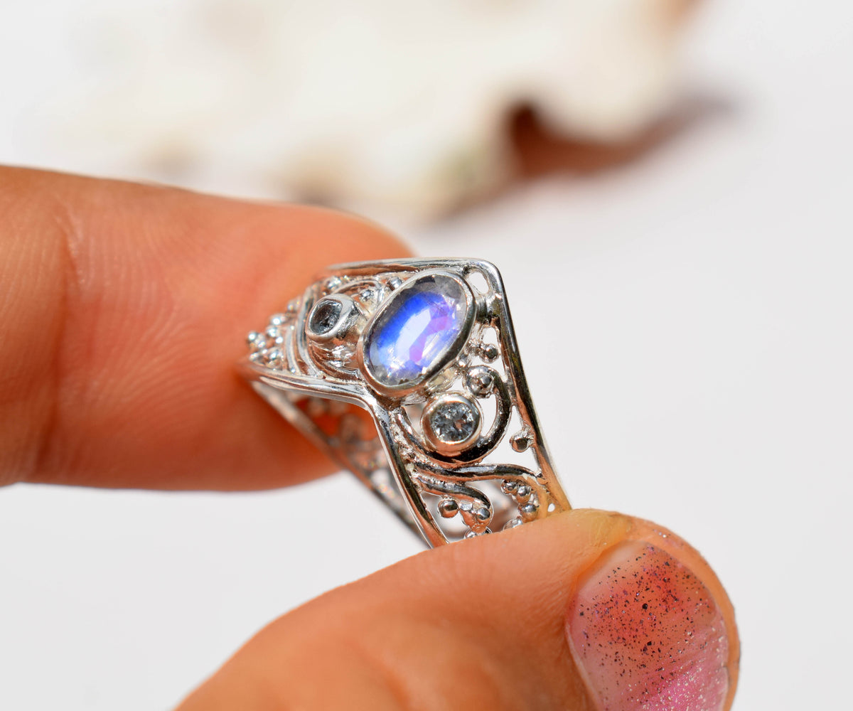 Anillo Calisto Piedra Luna