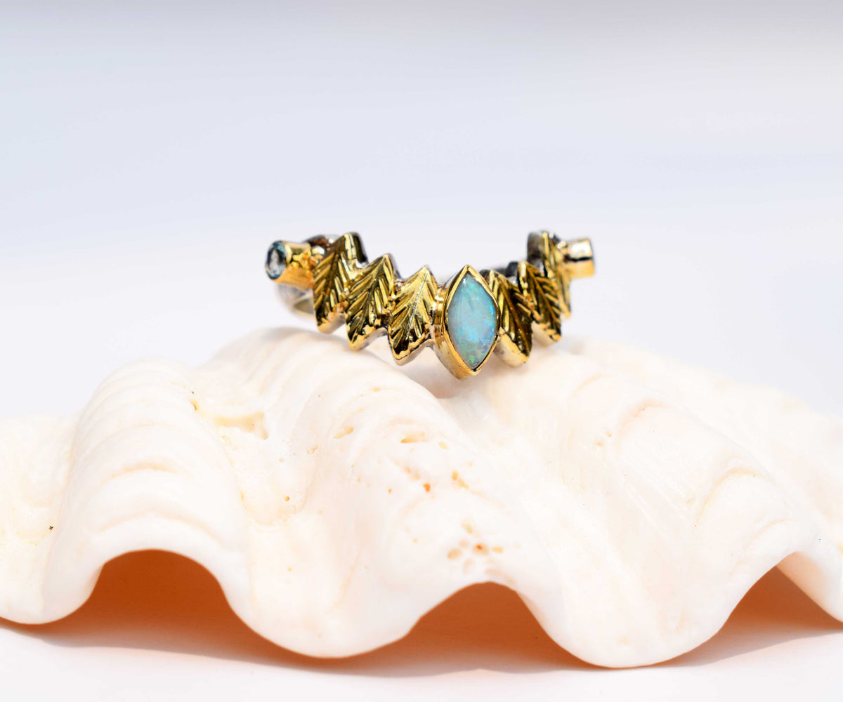 Anillo Pocahontas Fusión Opalo