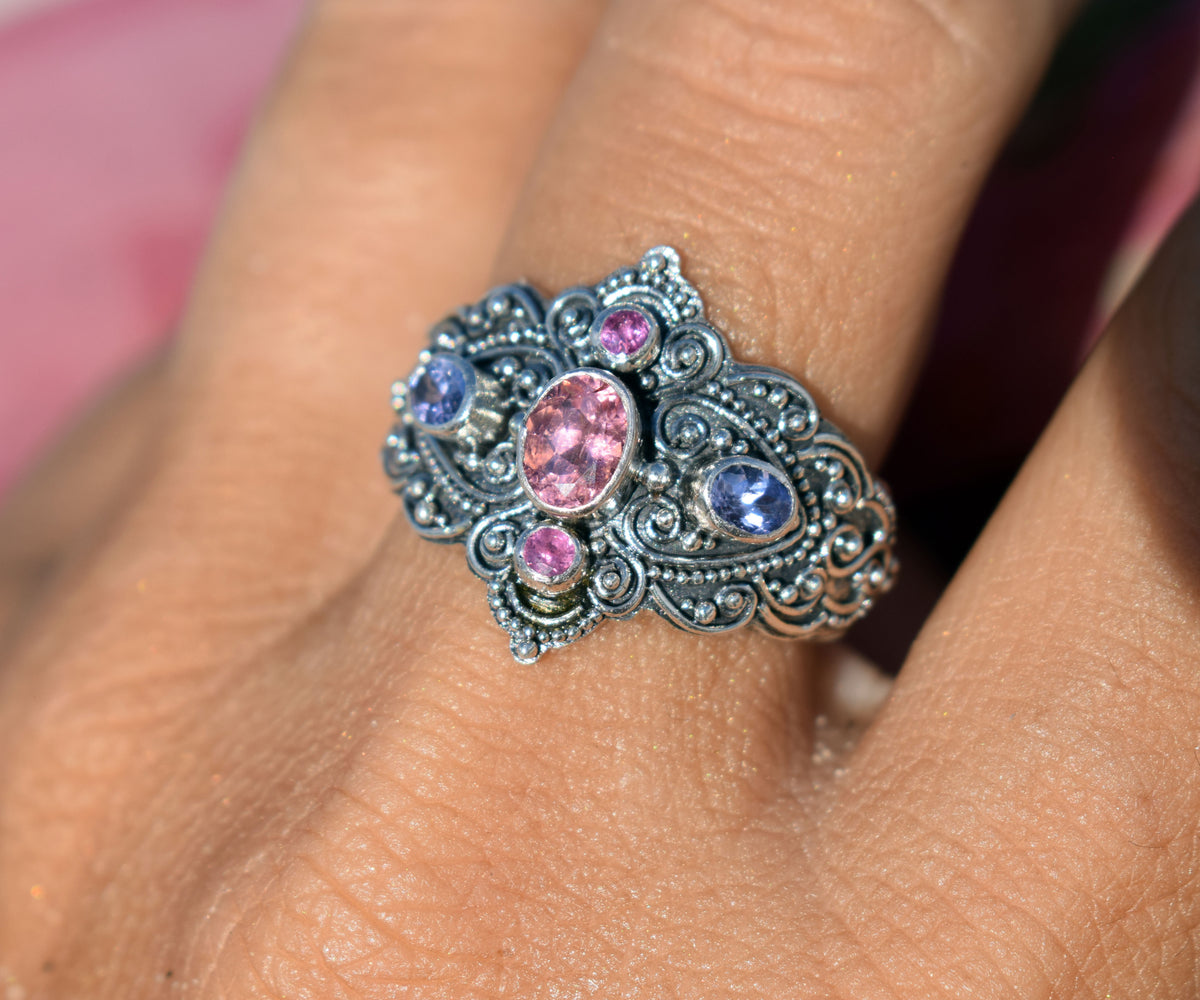 Anillo Kerala Turmalina