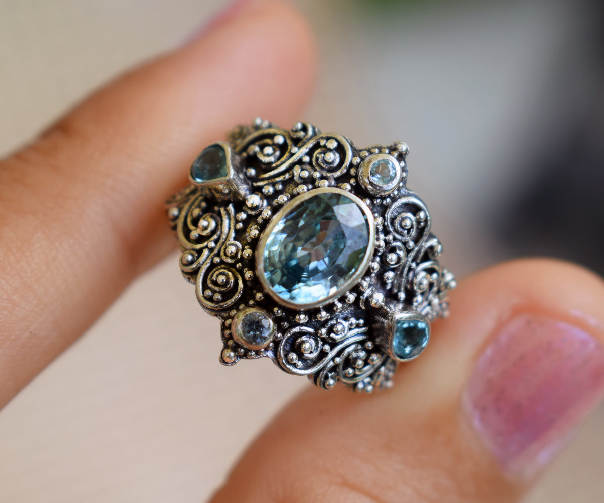 Anillo New Lotus Zircón