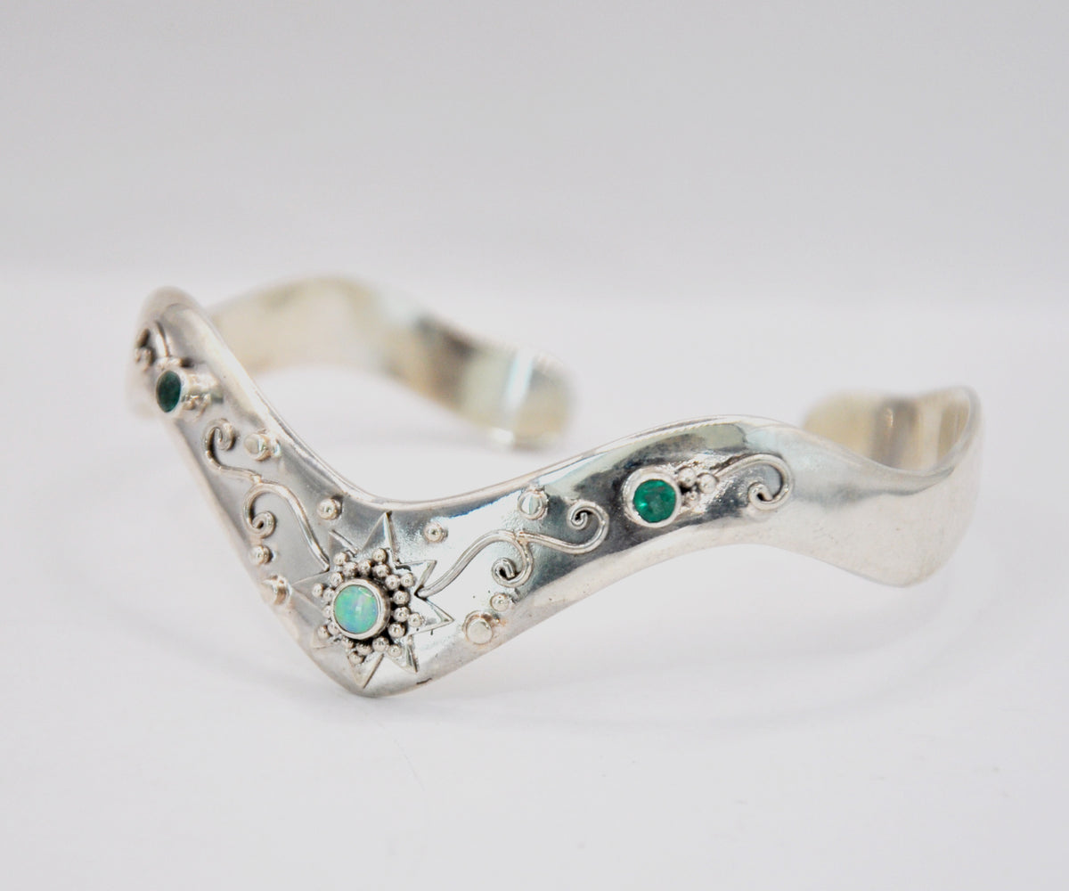 Pulsera Venus Fusión Ópalo Esmeraldas