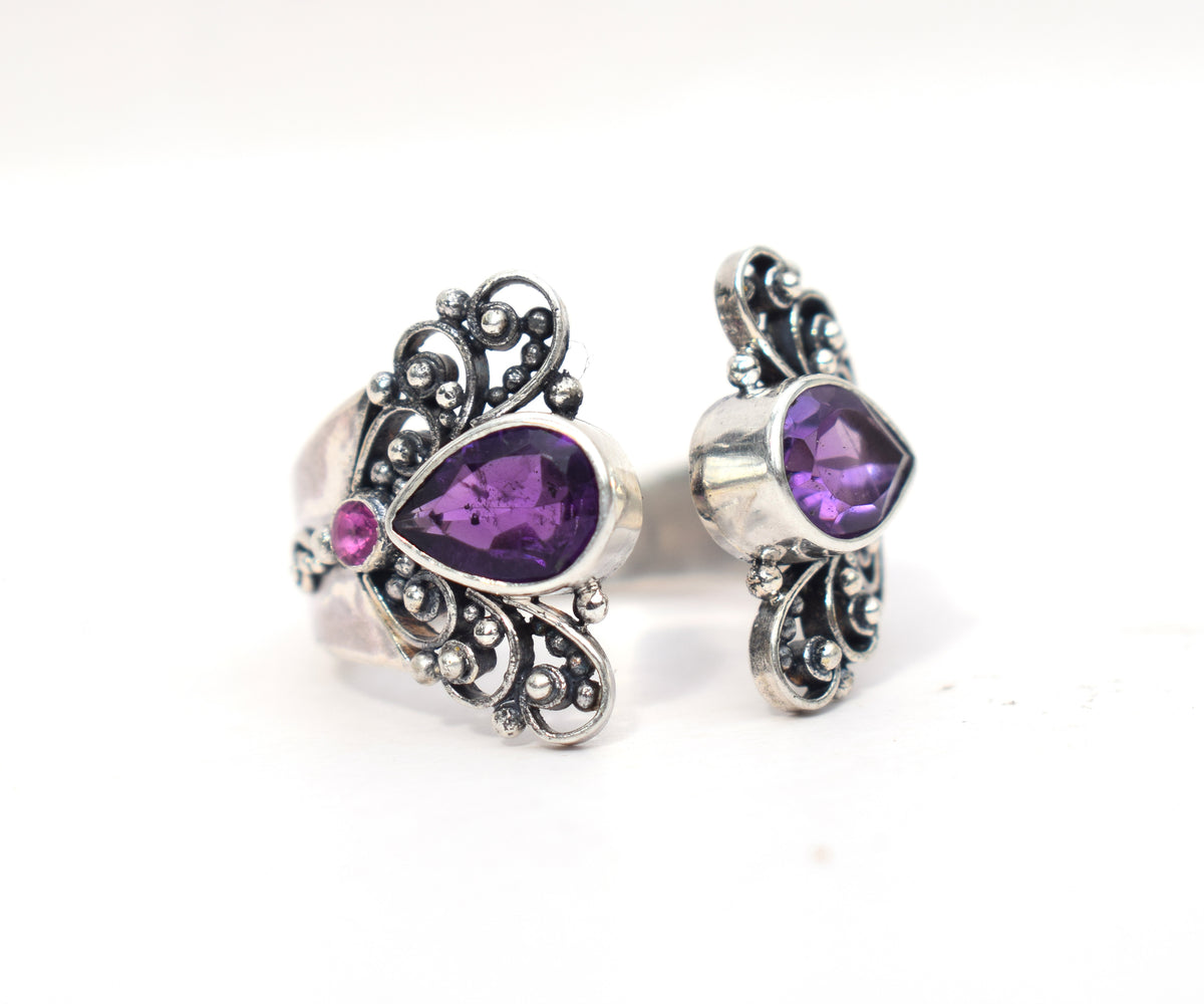 Anillo Butterfly Amatista