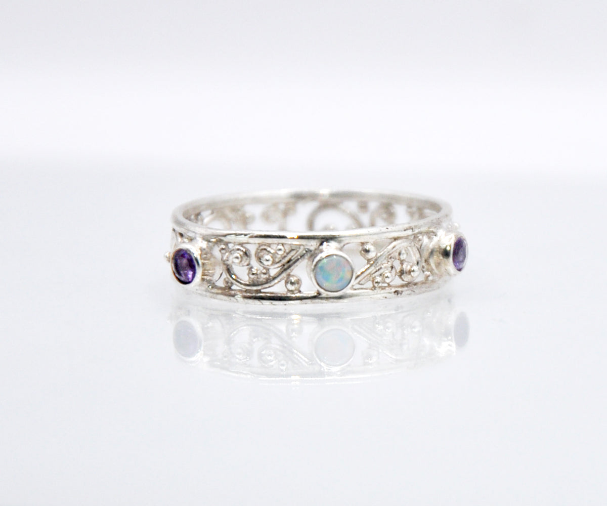 Anillo Basic Open Rainbow