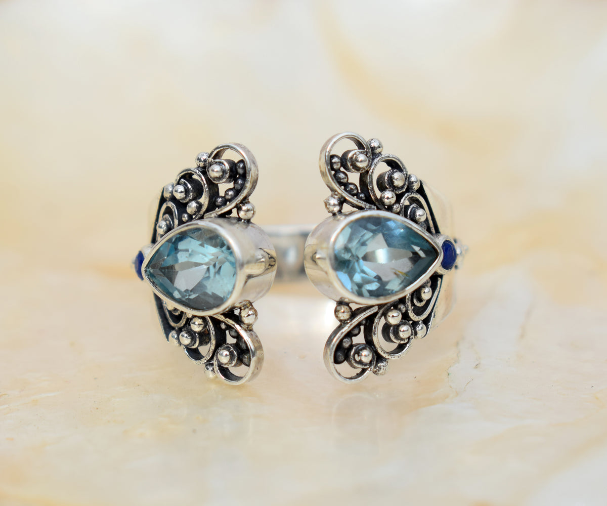 Anillo Butterfly  Topacio