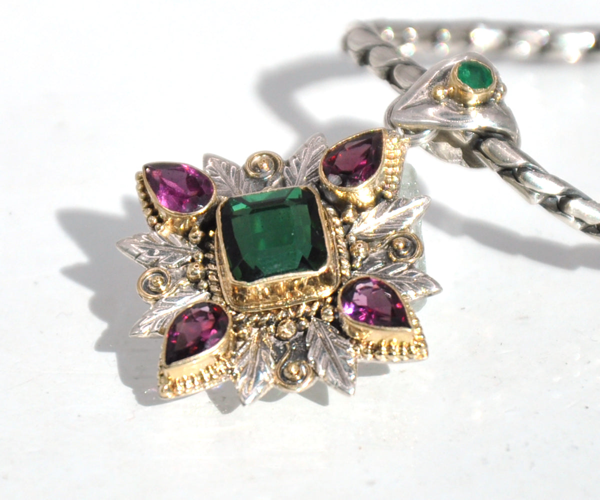 Colgante Pocahontas Turmalina