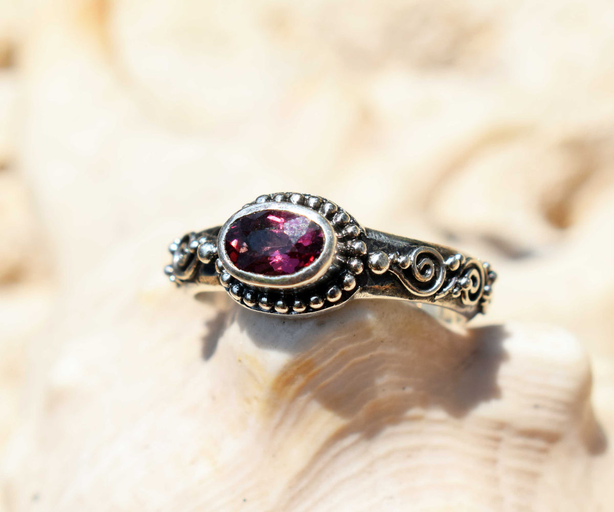 Anillo Pie Dreams Rodolita