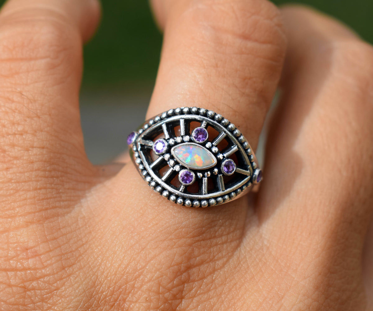 Anillo Tercer Ojo Ópalo