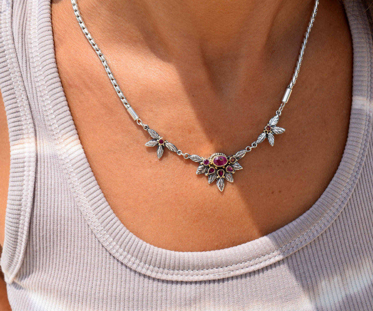 Collar Pocahontas Rubi