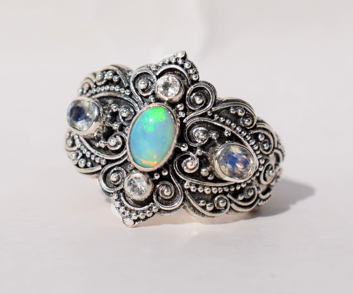 Anillo Kerala Ópalo