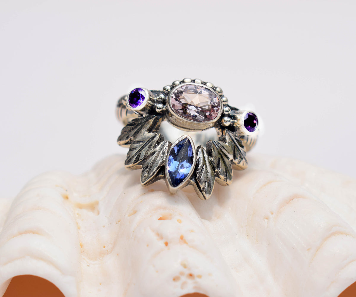 Anillo Pocahontas Morganita