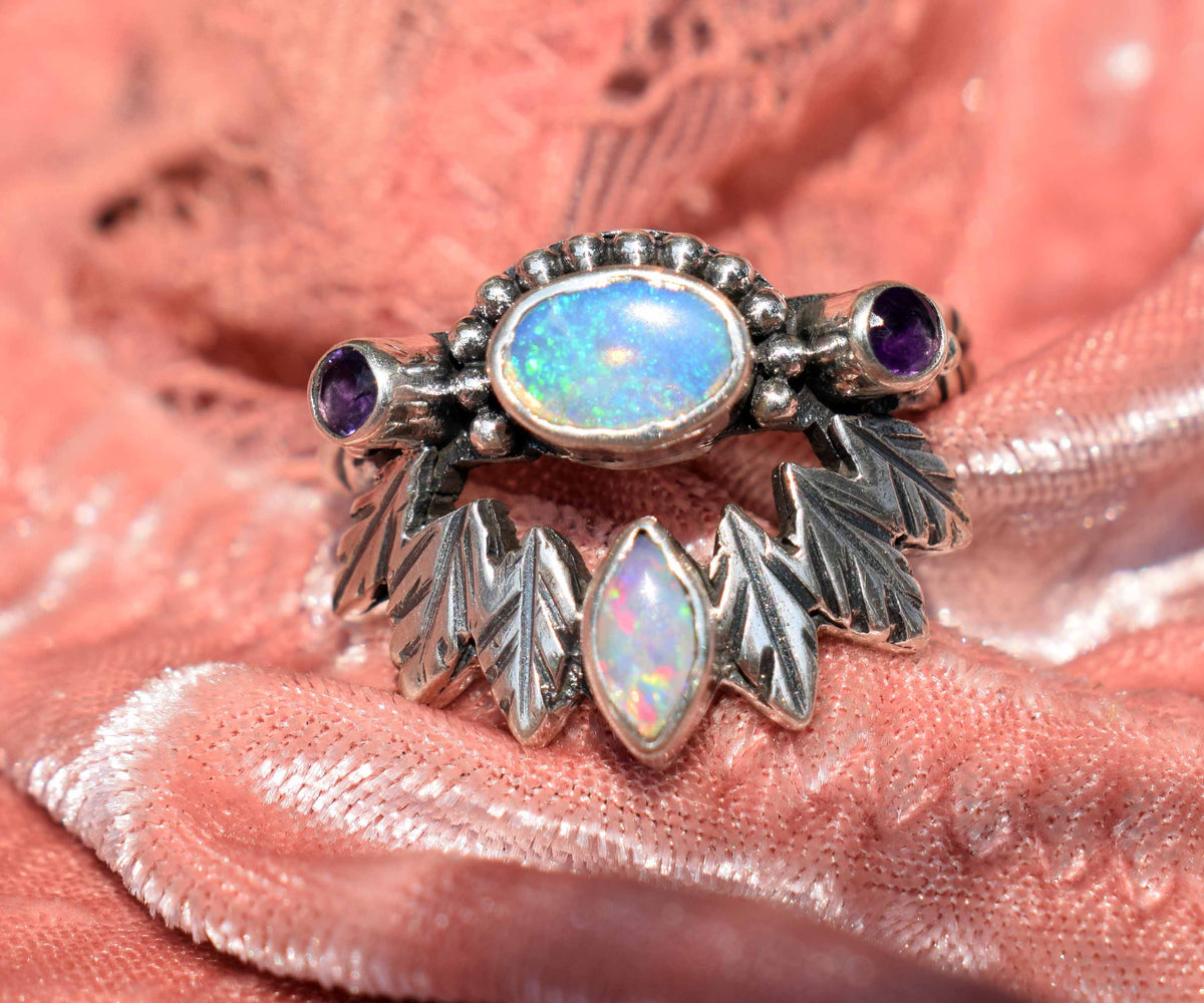 Anillo Pocahontas Opalo Violet