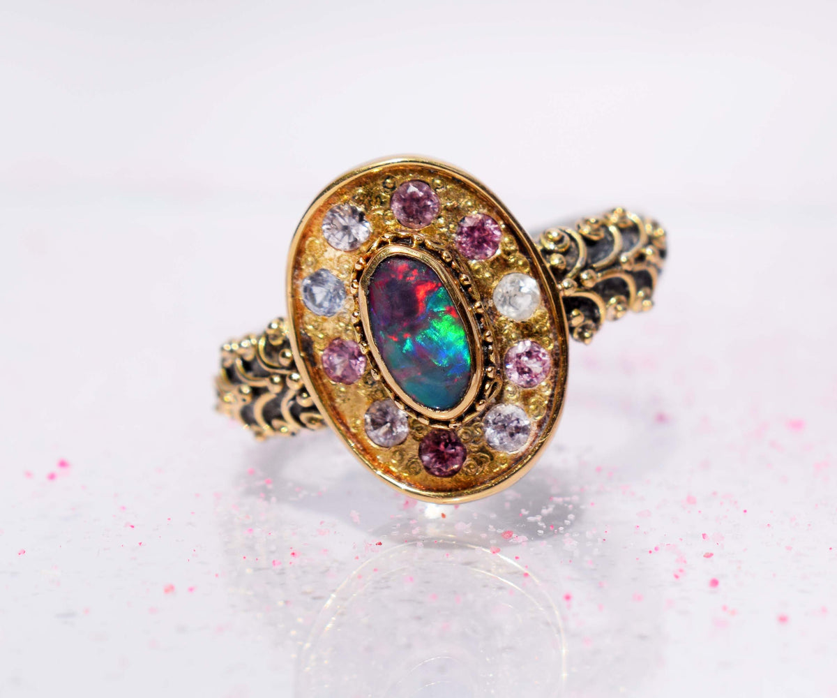 Anillo Rainbow Opalo