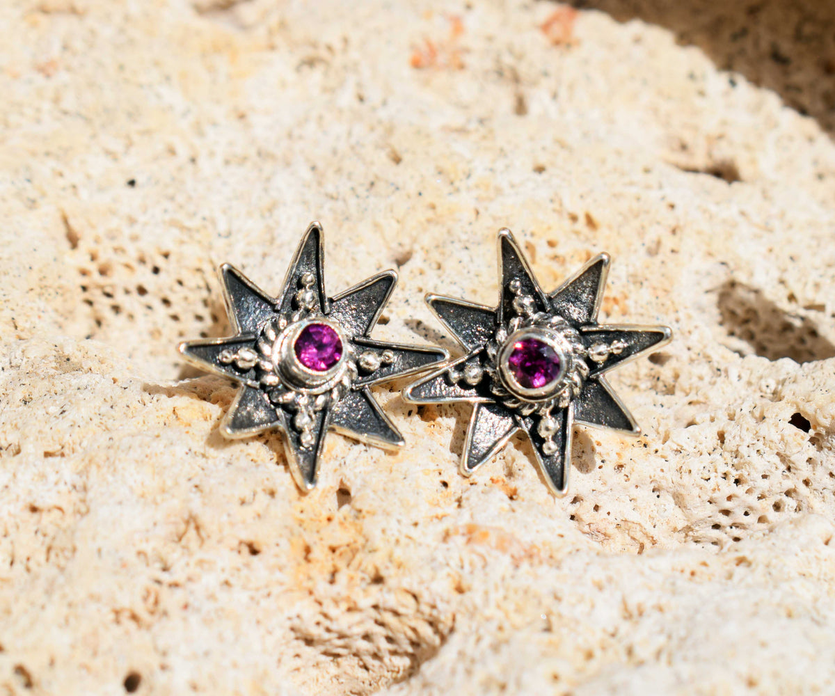 Aros Venus Silver Rodolita