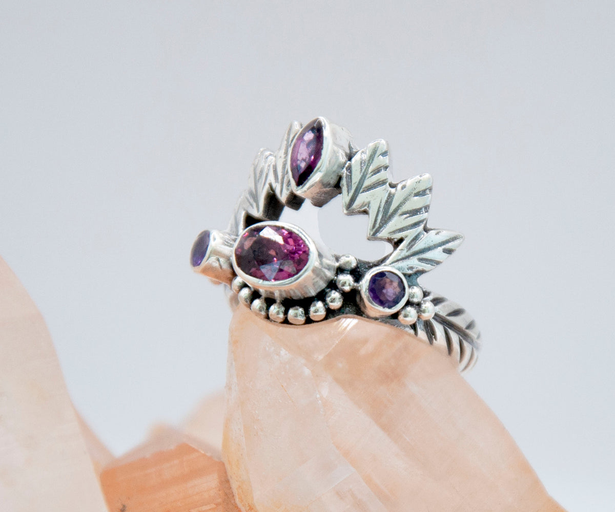 Anillo Pocahontas Rodolita