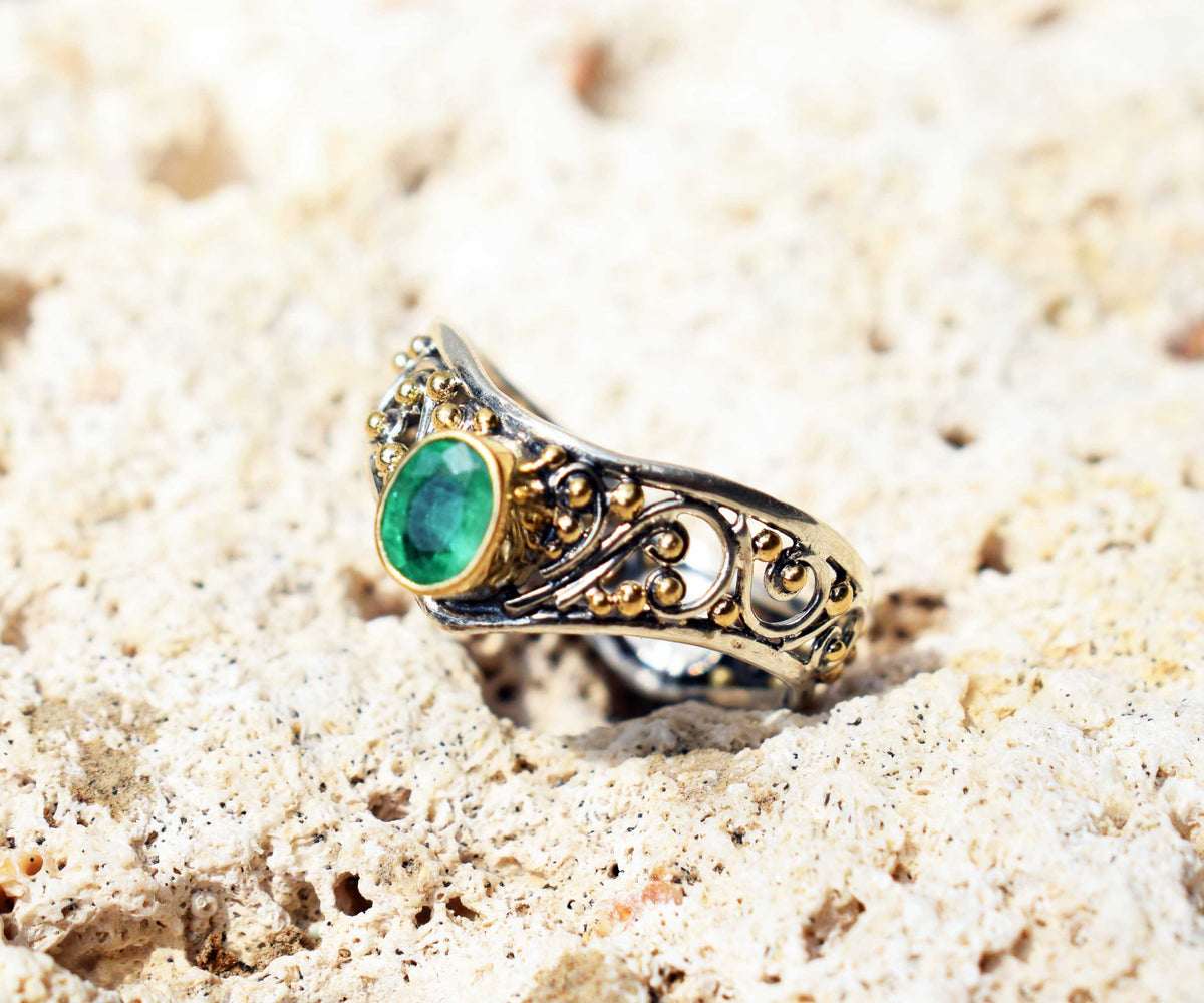 Anillo Calisto Esmeralda