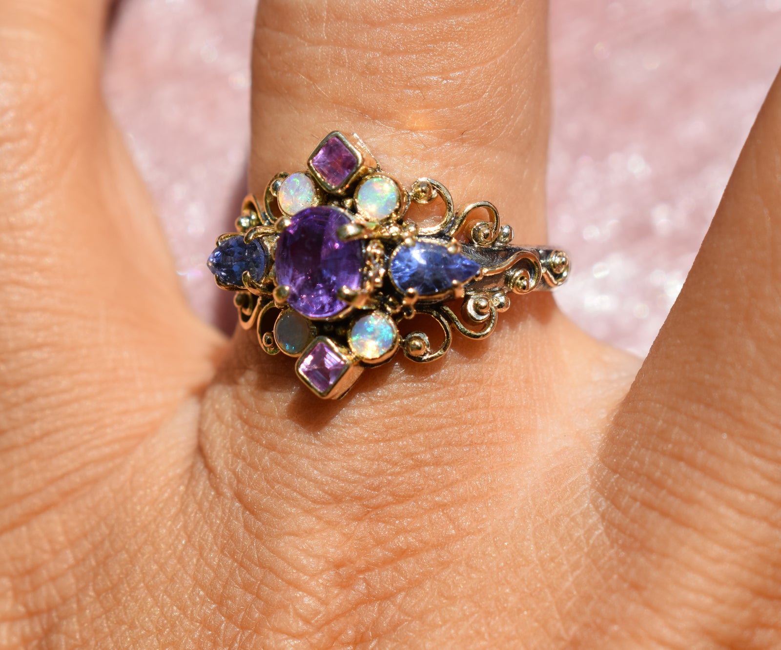 Anillo Prana Zafiro Purple